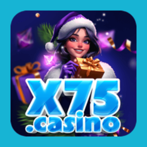 Imagem promocional da X75CASINO mostrando a plataforma e suas vantagens